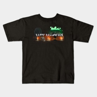 Happy Halloween (letters without BG) Kids T-Shirt